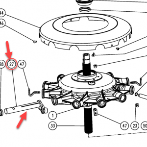 VF16648125 connecting rod left turning